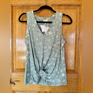 NWT Womens Hem & Thread Stars Tank M